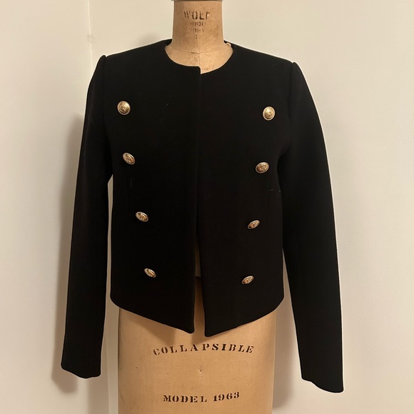 L’Agence True Collarleas black jacket blazer 2 - Picture 11 of 15